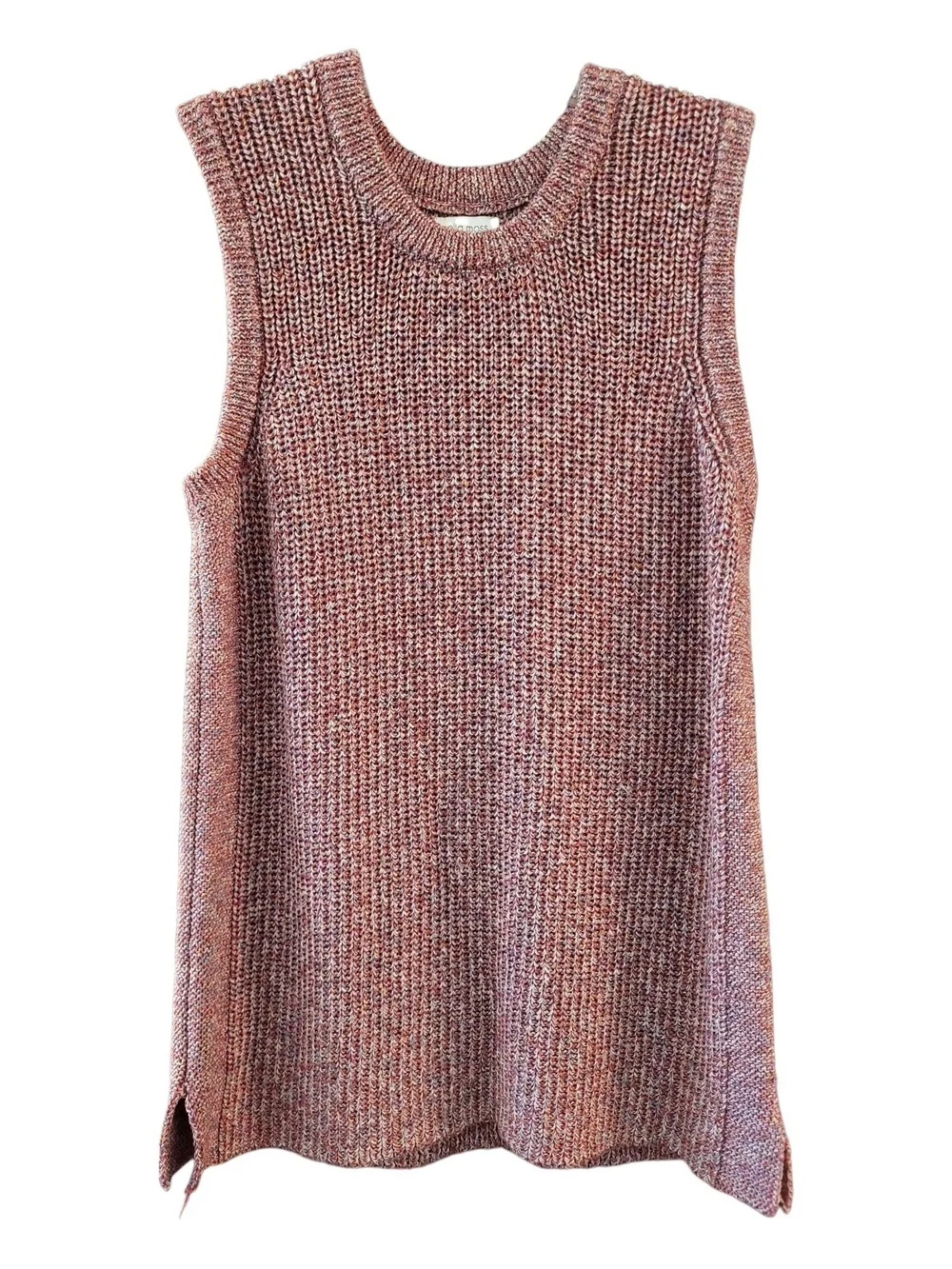 NWOT Ella Moss Junior's Marge Ribbed Knit Sleeveless Sweater Tank - Size XXL